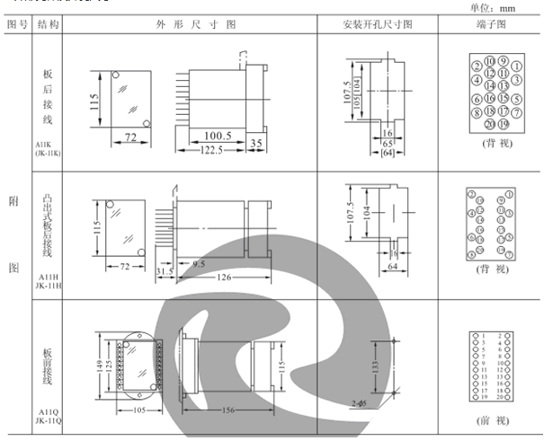 DS-35外形壳体及开孔尺寸