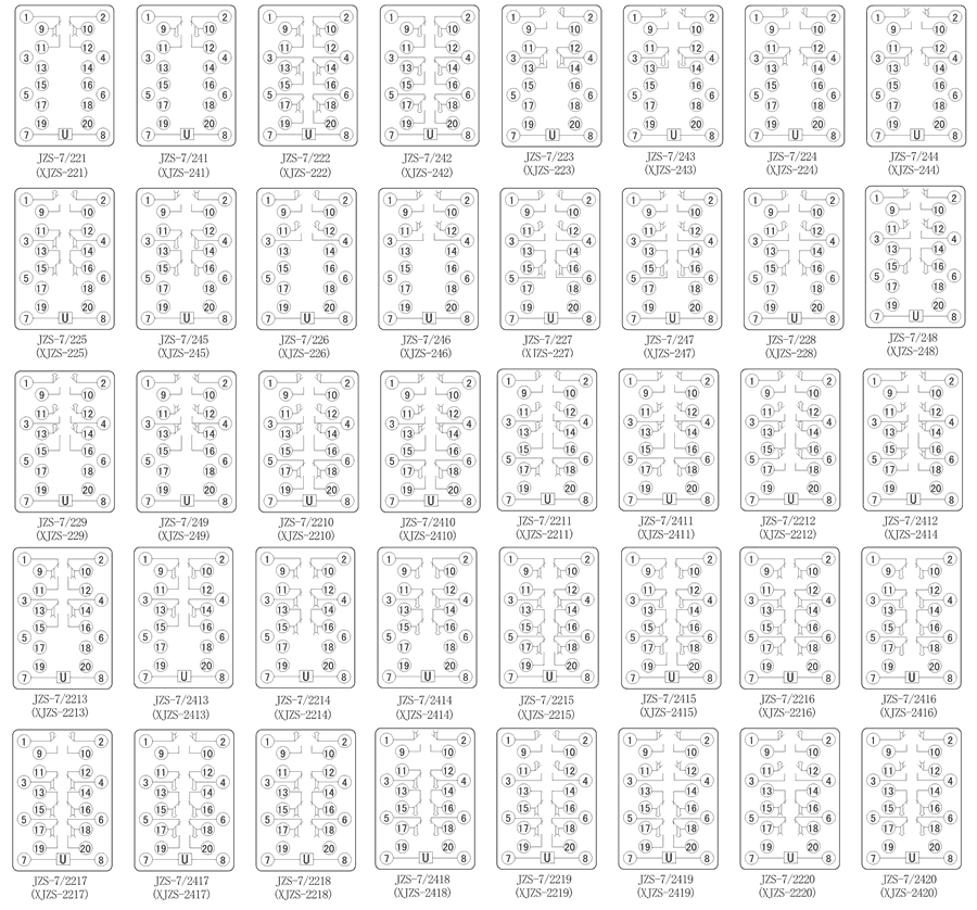 JZS-7/2216内部接线图
